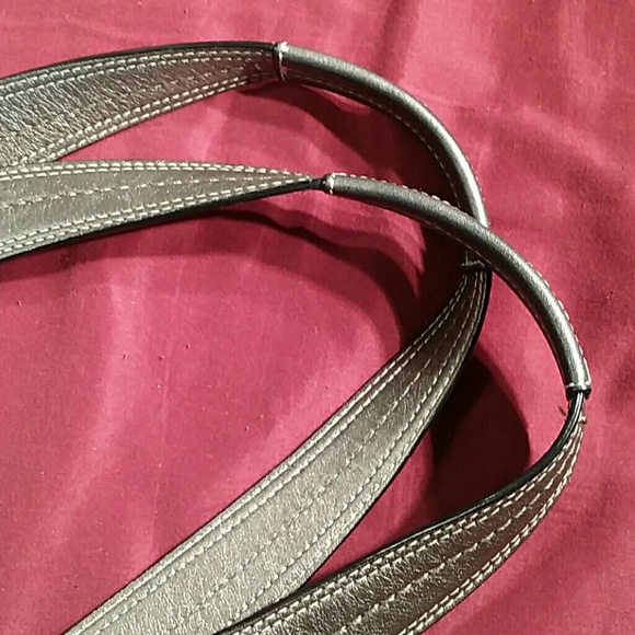 Coach large pewter leather satchel - Picture 7 of 8